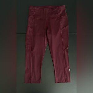 lululemon athletica Burgundy Leggings